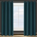 ZASŁONA GOTOWA D91 PARISA 135 X 250 CM CIEMNOTURKUSOWY