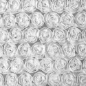 ZASŁONA GOTOWA ROSES 1 140 X 250 CM BIAŁY