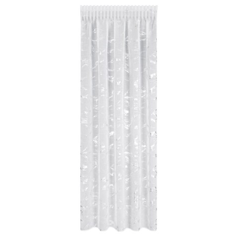 FIRANA GOTOWA ALINA NA TAŚMIE 140 X 270 CM BIAŁY