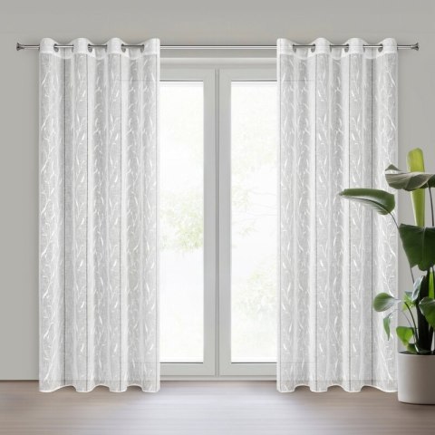 FIRANA GOTOWA MELODY 140 X 250 CM BIAŁY