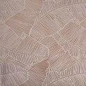 OBRUS ISLA 140 X 180 CM CIEMNOBEŻOWY