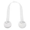 UPINACZ DEKORACYJNY Z MAGNESEM 4 X 15 CM BIAŁY