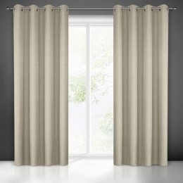 ZASŁONA GOTOWA EVITA 140 X 250 CM CIEMNOBEŻOWY