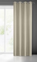 ZASŁONA GOTOWA EVITA 140 X 250 CM CIEMNOBEŻOWY