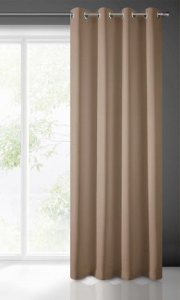 ZASŁONA GOTOWA EVITA 140 X 250 CM JASNOBRĄZOWY