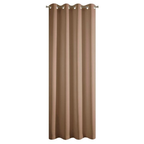 ZASŁONA GOTOWA EVITA 140 X 250 CM JASNOBRĄZOWY
