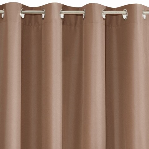 ZASŁONA GOTOWA EVITA 140 X 250 CM JASNOBRĄZOWY