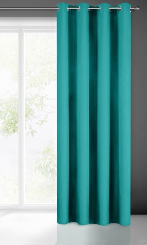 ZASŁONA GOTOWA EVITA 140 X 250 CM TURKUSOWY