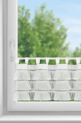 FIRANA GOTOWA LILIA 1 NA SZELKACH 150 X 45 CM BIAŁY