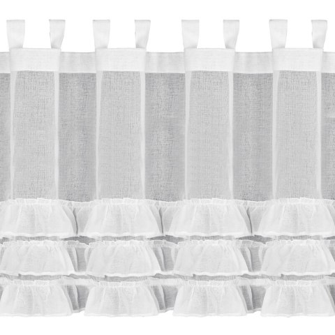 FIRANA GOTOWA LILIAN 2 NA SZELKACH 150 X 70 CM BIAŁY