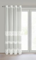 FIRANA GOTOWA NIRA 140 X 250 CM KREMOWY