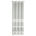 FIRANA GOTOWA NIRA 140 X 250 CM KREMOWY