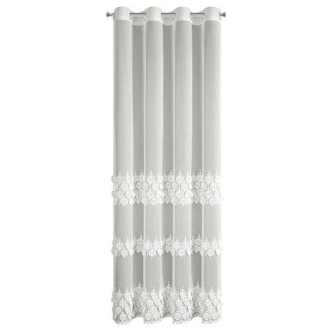 FIRANA GOTOWA NIRA 140 X 250 CM KREMOWY