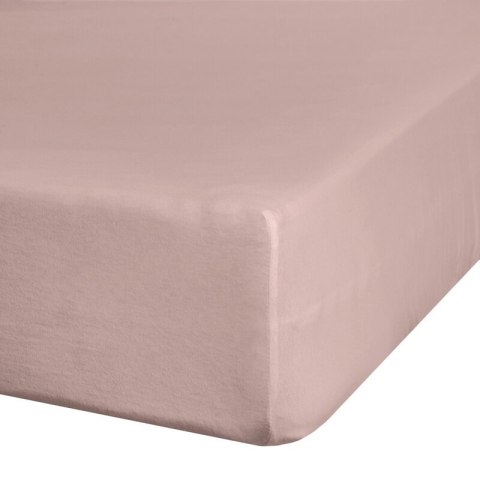 PRZEŚCIERADŁO JERSEY3 90 X 200 X 25 CM PUDROWY RÓŻ