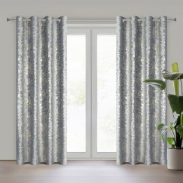 ZASŁONA GOTOWA D91 DORIS1 140 X 250 CM STALOWY
