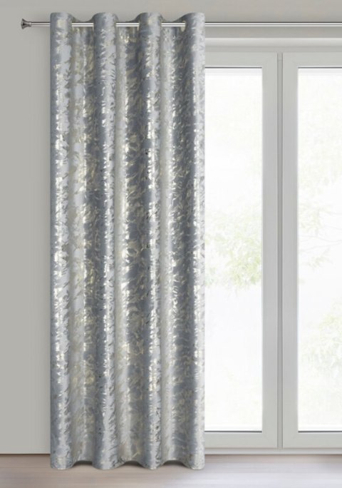 ZASŁONA GOTOWA D91 DORIS1 140 X 250 CM STALOWY