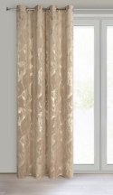 ZASŁONA GOTOWA NAIRA 140 X 250 CM CIEMNOBEŻOWY