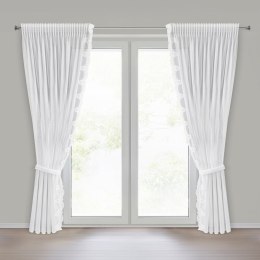 FIRANA GOTOWA AMADI NA TAŚMIE 140 X 270 CM BIAŁY