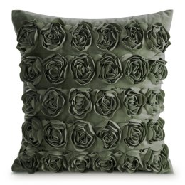POSZEWKI ROSES 1 45 X 45 CM OLIWKOWY