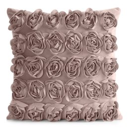 POSZEWKI ROSES 1 45 X 45 CM PUDROWY