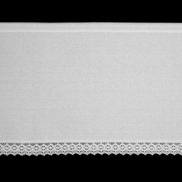 FIRANA GOTOWA CLARIE NA TAŚMIE 150 X 60 CM BIAŁY