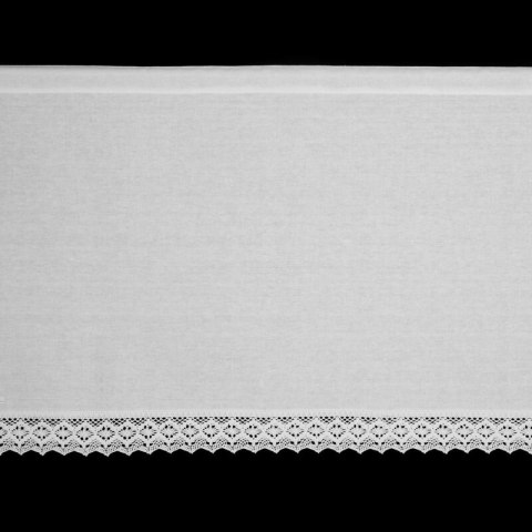 FIRANA GOTOWA CLARIE NA TAŚMIE 150 X 60 CM BIAŁY