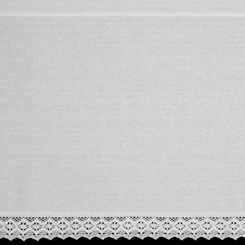 FIRANA GOTOWA CLARIE NA TAŚMIE 150 X 60 CM BIAŁY