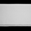 FIRANA GOTOWA CLARIE NA TAŚMIE 150 X 60 CM BIAŁY