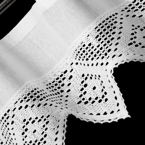 FIRANA GOTOWA ISAAC NA SZELKACH 150 X 30 CM BIAŁY