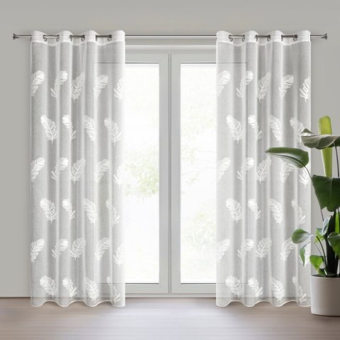 FIRANA GOTOWA LIRENA 140 X 250 CM BIAŁY