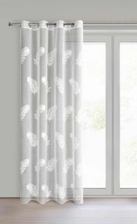 FIRANA GOTOWA LIRENA 140 X 250 CM BIAŁY