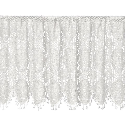 FIRANA GOTOWA MOLY NA TAŚMIE 150 X 60 CM BIAŁY