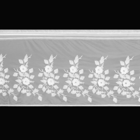 FIRANA GOTOWA ROSIE 4 NA TAŚMIE 150 X 50 CM BIAŁY