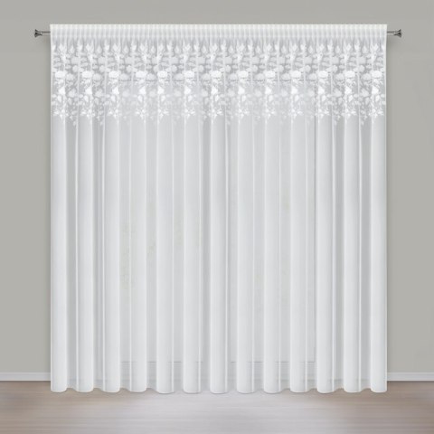 ZASŁONA GOTOWA ROSIE 1 NA TAŚMIE 350 X 270 CM BIAŁY