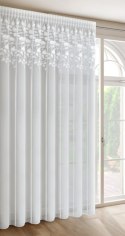 ZASŁONA GOTOWA ROSIE 1 NA TAŚMIE 350 X 270 CM BIAŁY