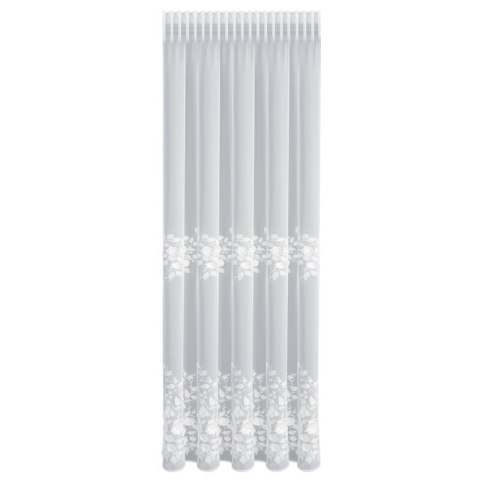 ZASŁONA GOTOWA ROSIE 3 NA TAŚMIE 140 X 250 CM BIAŁY