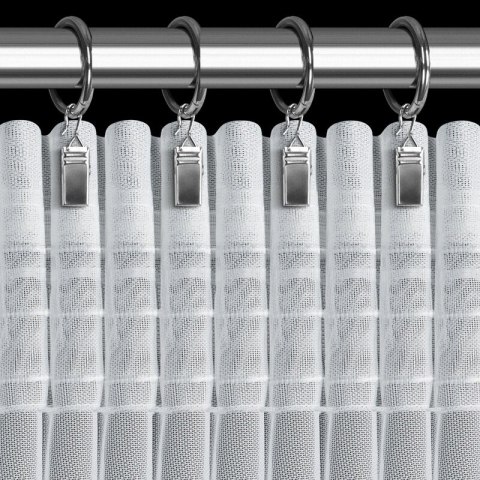 ZASŁONA GOTOWA ROSIE 3 NA TAŚMIE 140 X 270 CM BIAŁY