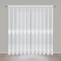 ZASŁONA GOTOWA ROSIE 3 NA TAŚMIE 350 X 250 CM BIAŁY