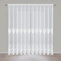 ZASŁONA GOTOWA ROSIE 3 NA TAŚMIE 350 X 270 CM BIAŁY