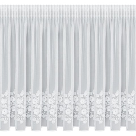 ZASŁONA GOTOWA ROSIE 4 NA TAŚMIE 300 X 90 CM BIAŁY
