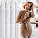 FIRANA GOTOWA GISELA NA TAŚMIE 140 X 270 CM BIAŁY