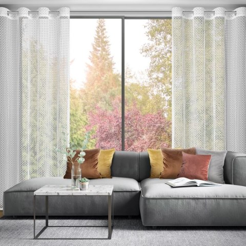 FIRANA GOTOWA MIRELLA 140 X 250 CM BIAŁY