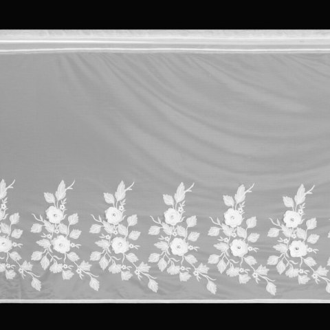 FIRANA GOTOWA ROSIE 4 NA TAŚMIE 150 X 70 CM BIAŁY