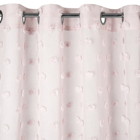 ZASŁONA GOTOWA D91 STELLA 140 X 250 CM PUDROWY RÓŻ