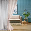 ZASŁONA GOTOWA D91 STELLA 140 X 250 CM PUDROWY RÓŻ