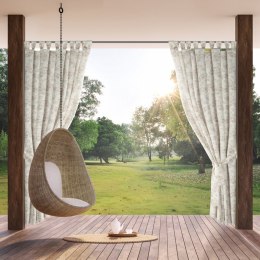 ZASŁONA GOTOWA GARDEN 12 NA SZELKACH 155 X 240 CM KREMOWY