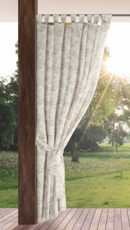 ZASŁONA GOTOWA GARDEN 12 NA SZELKACH 155 X 240 CM KREMOWY