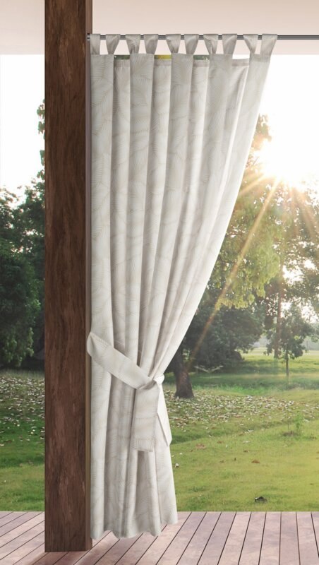 ZASŁONA GOTOWA GARDEN 3 NA SZELKACH 155 X 240 CM BIAŁY