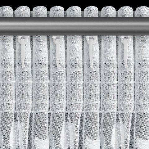 ZASŁONA GOTOWA JUDY NA TAŚMIE 350 X 150 CM BIAŁY