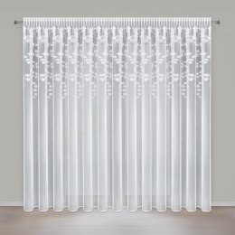 ZASŁONA GOTOWA JUDY NA TAŚMIE 350 X 270 CM BIAŁY
